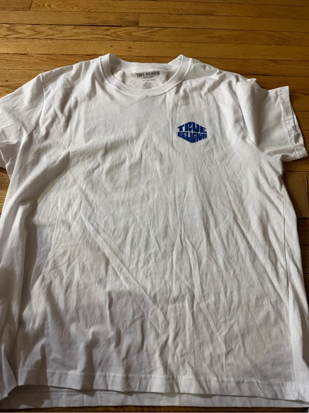 True Religion Men’s White Logo Crew Neck T-Shirt xxl